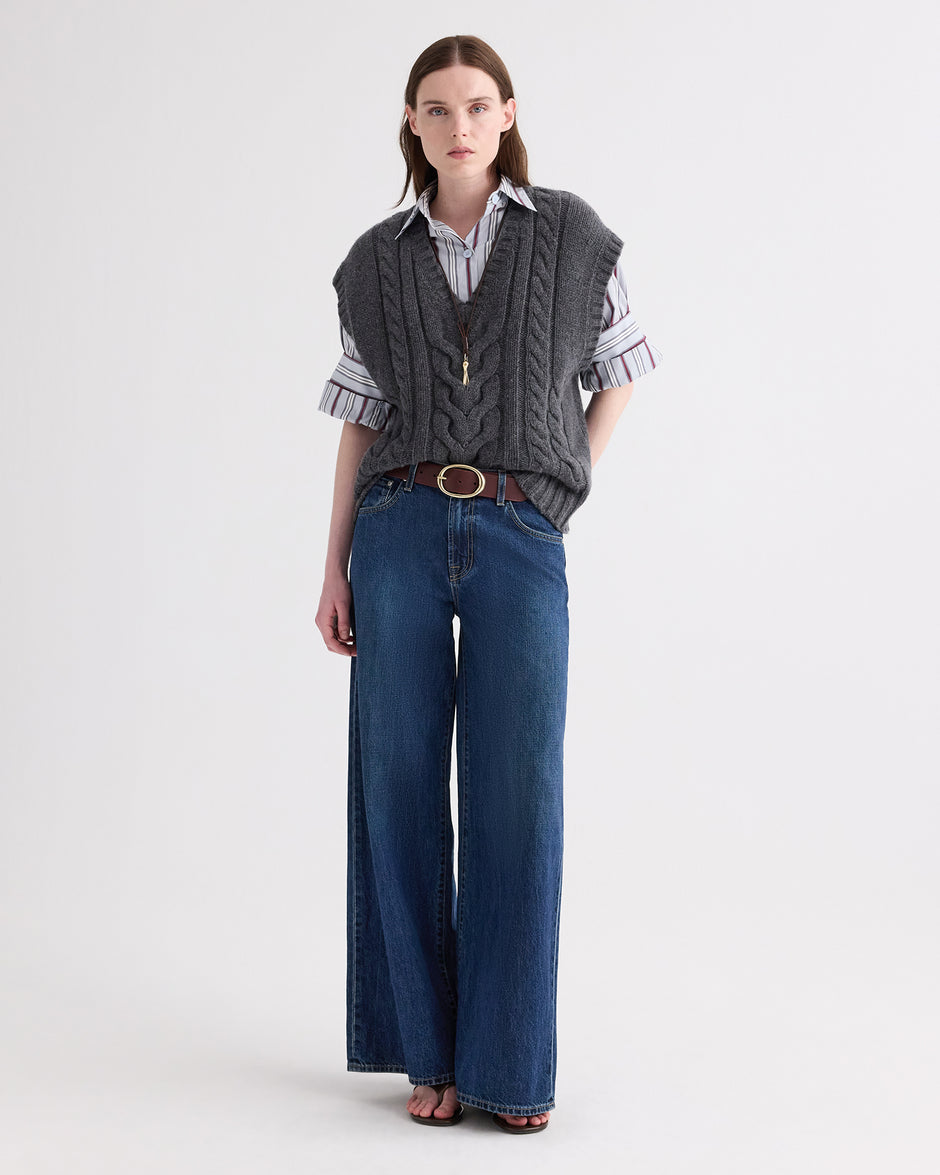 TWP Dark wash Tiny Dancer Jean in Dark Wash Denim view 1