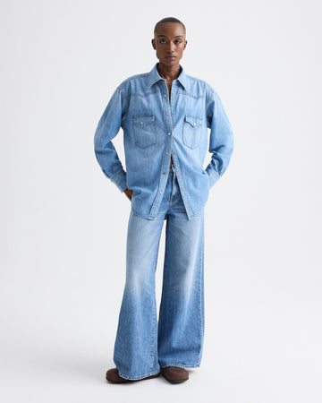 TWP Vintage wash Tiny Dancer Jean in Vintage Wash Denim view 1