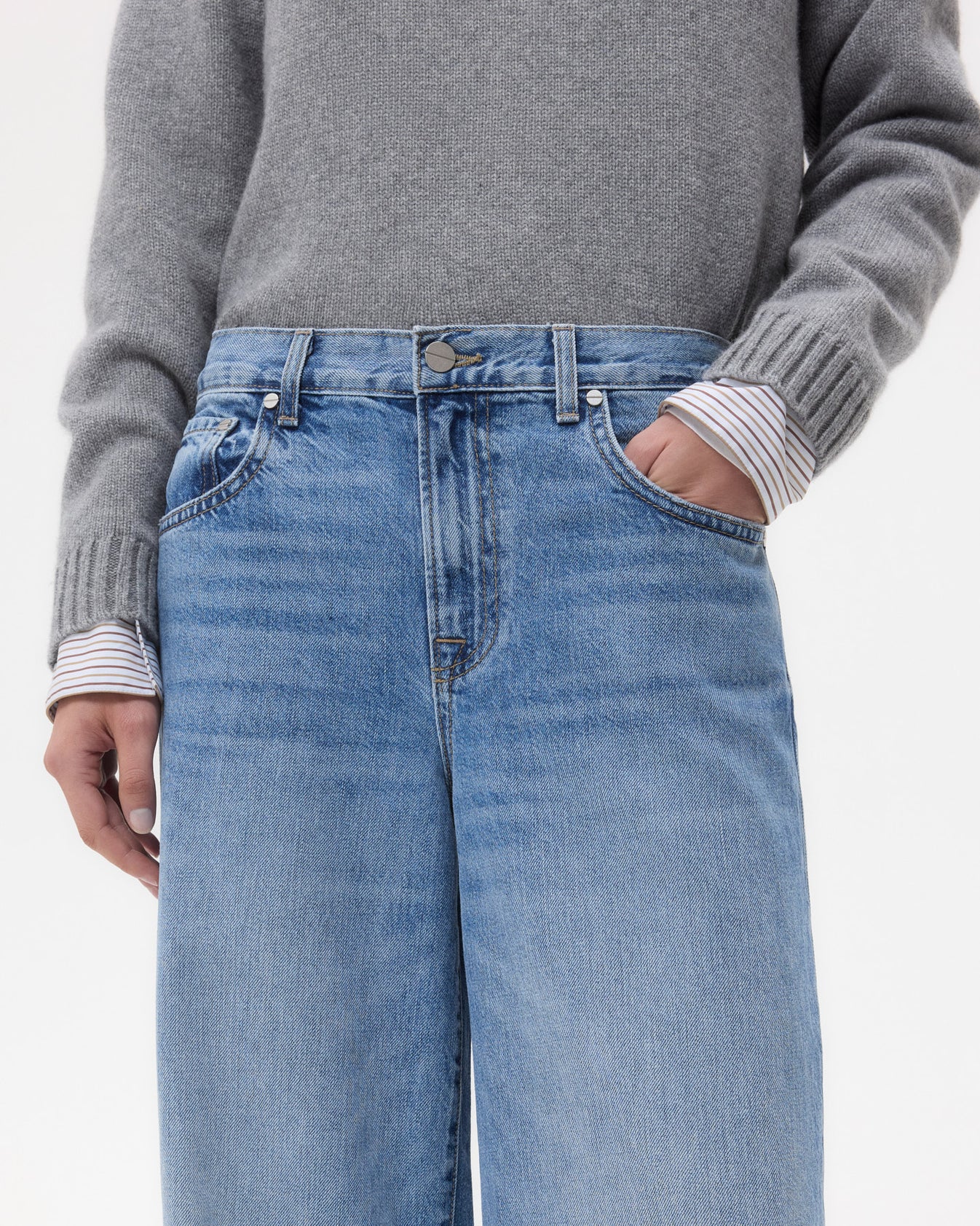 TWP Vintage wash Tiny Dancer Jean in Vintage Wash Denim view 4
