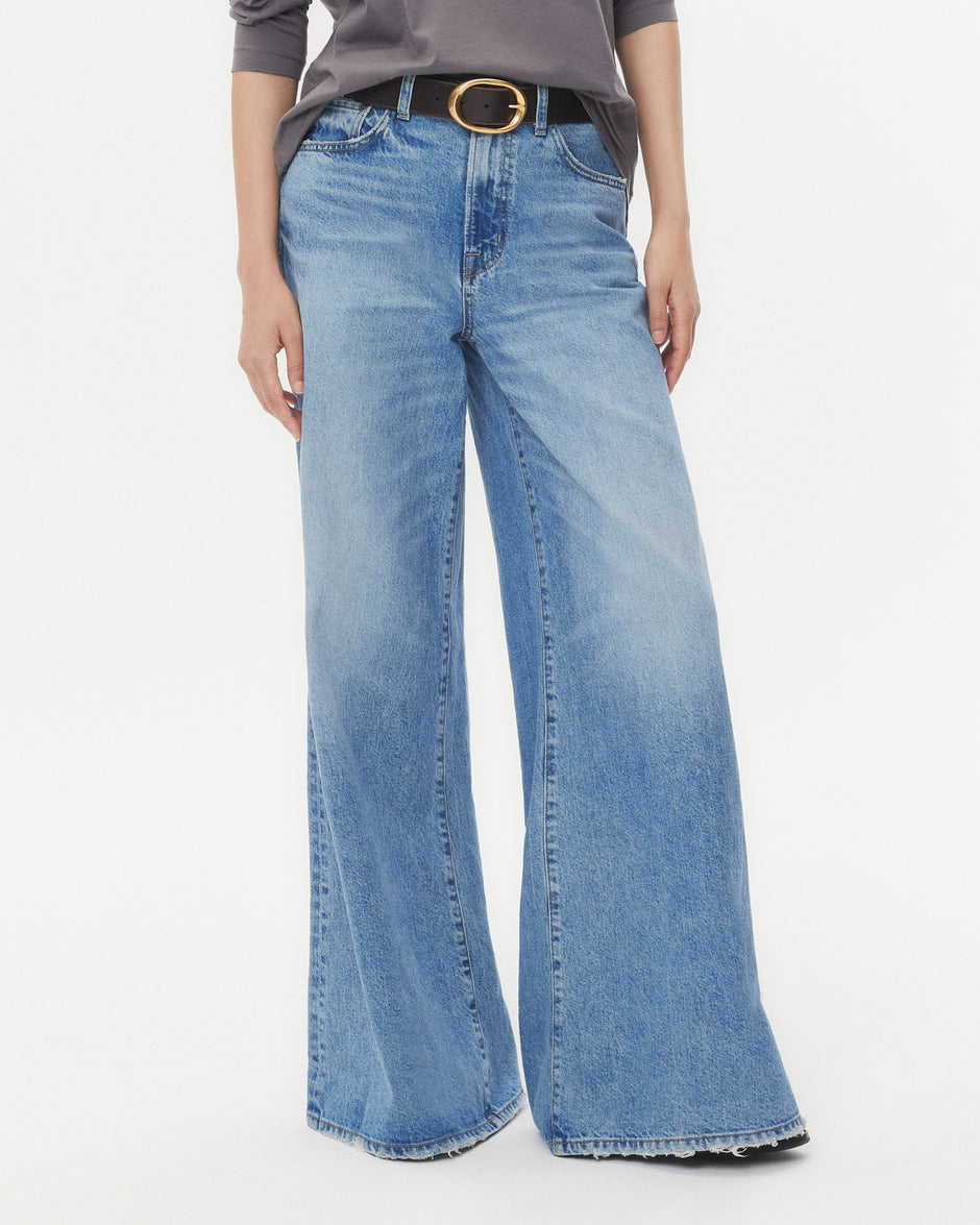 TWP Vintage wash Tiny Dancer Jean in Vintage Wash Denim view 2