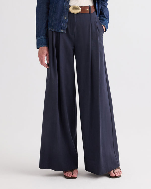 TWP Indigo Next Didi Pant in Italian Wool Twill view 1