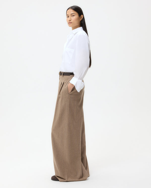 TWP White New Morning After Shirt in Superfine Cotton view 2