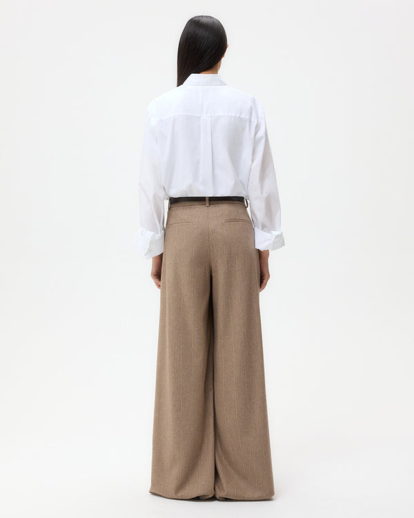 TWP White New Morning After Shirt in Superfine Cotton view 5