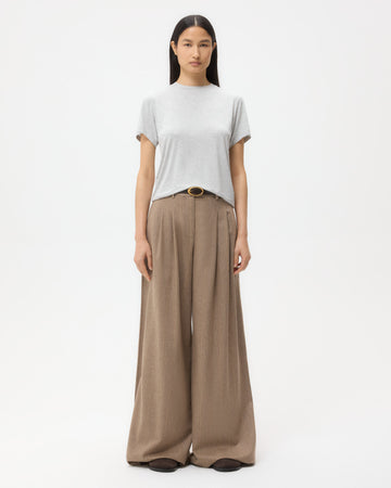 TWP Light heather grey His Tee in Jersey view 6
