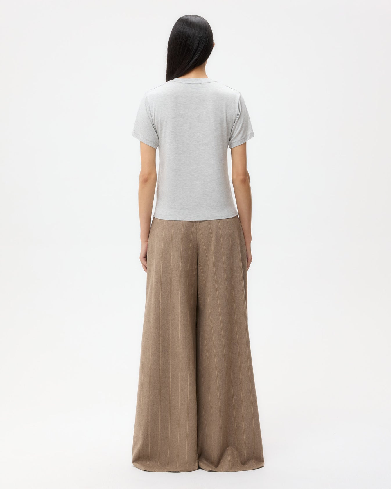 TWP Light heather grey His Tee in Jersey view 5