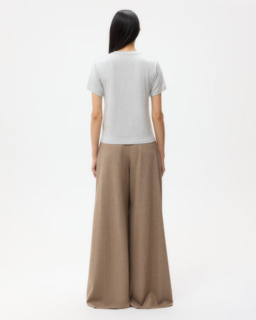 TWP Light heather grey His Tee in Jersey view 5