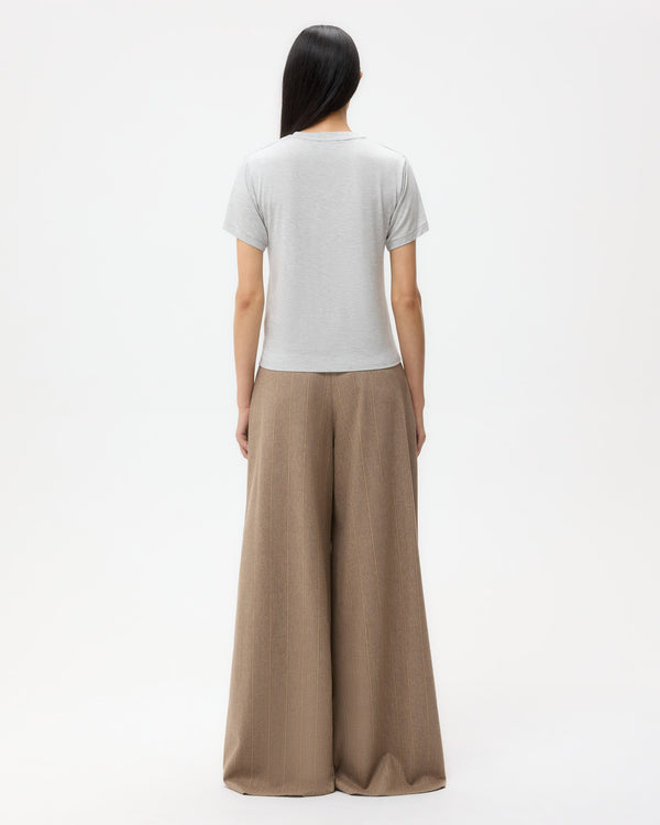 TWP Light heather grey His Tee in Jersey view 5