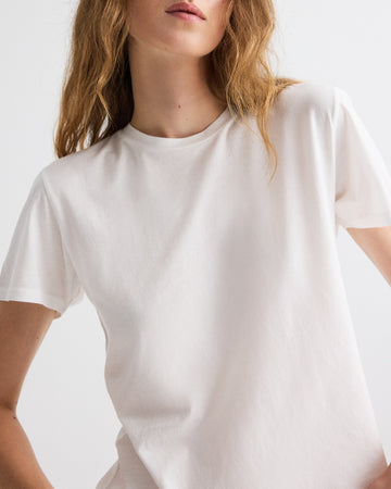 TWP White His Tee in Supima Cotton view 2