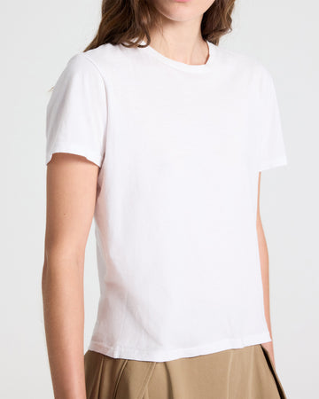 TWP White His Tee in Supima Cotton view 2