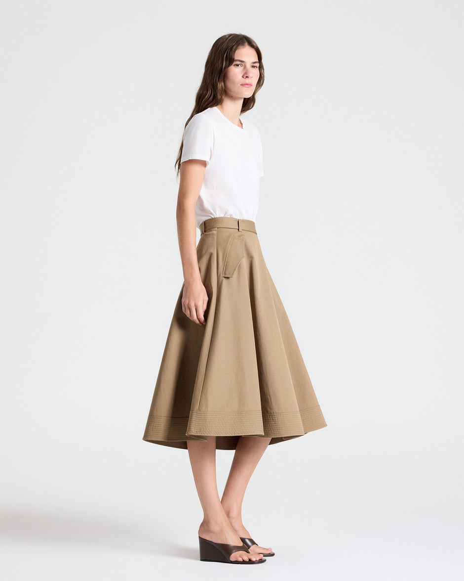 TWP White His Tee in Supima Cotton view 5