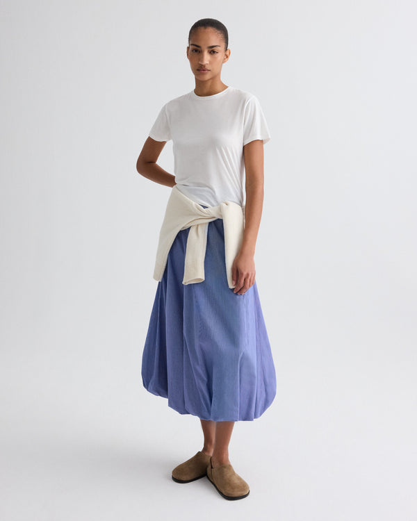 TWP White His Tee in Supima Cotton view 3