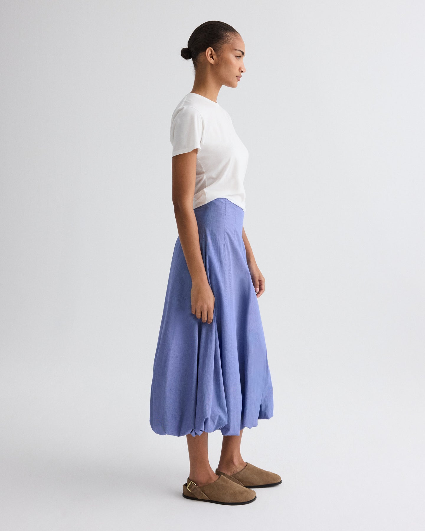 TWP White His Tee in Supima Cotton view 4