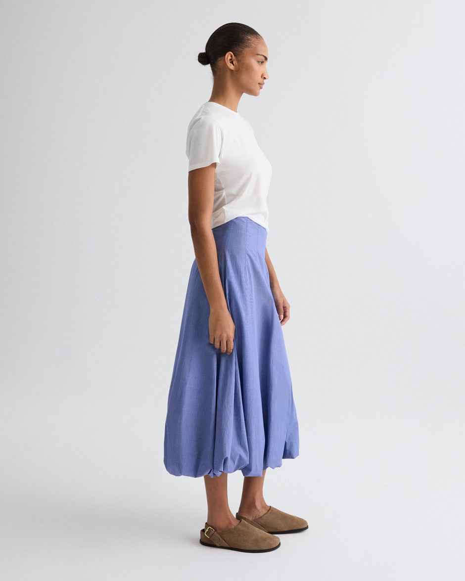 TWP White His Tee in Supima Cotton view 4