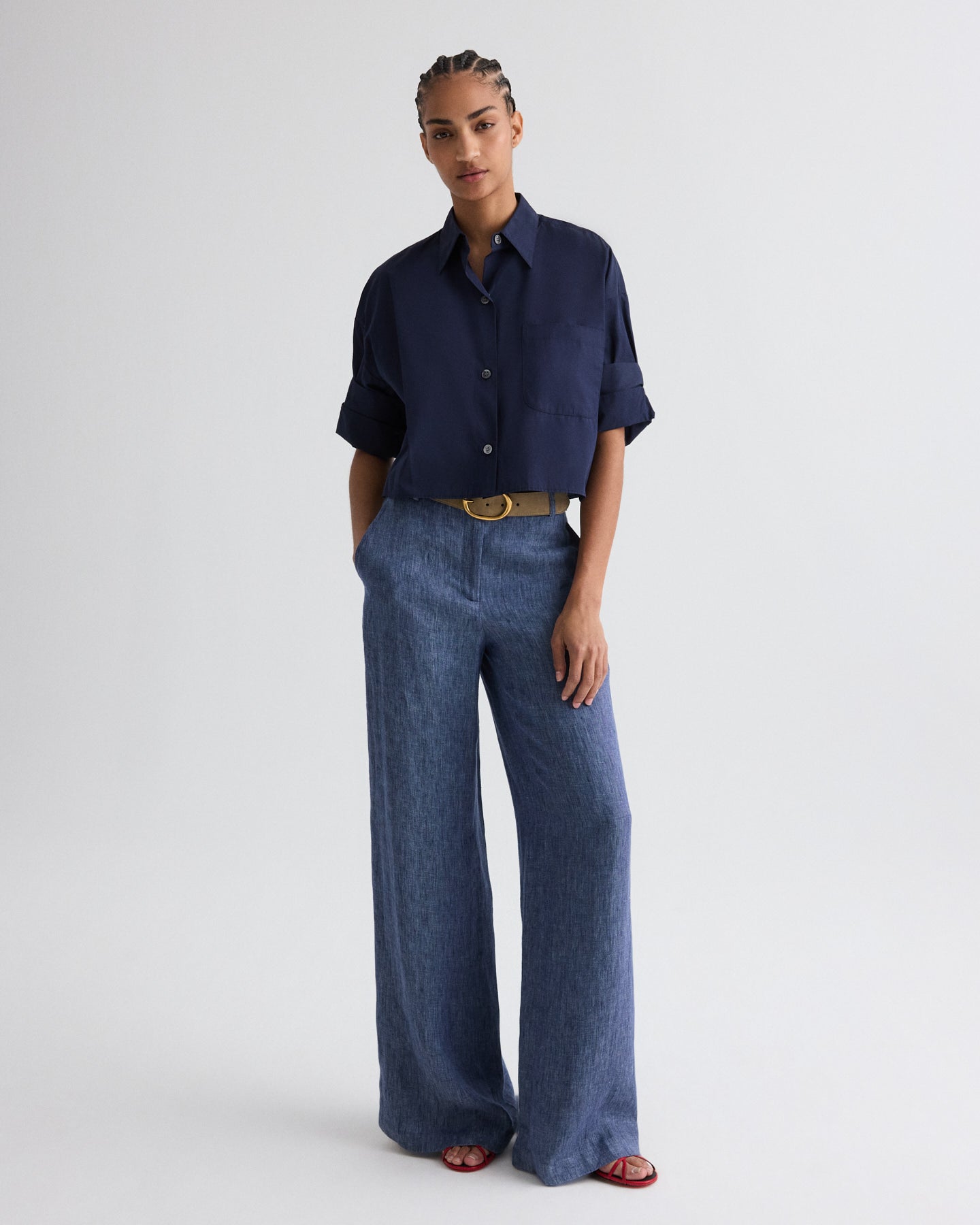 Midnight Next Ex Shirt in superfine cotton | TWP