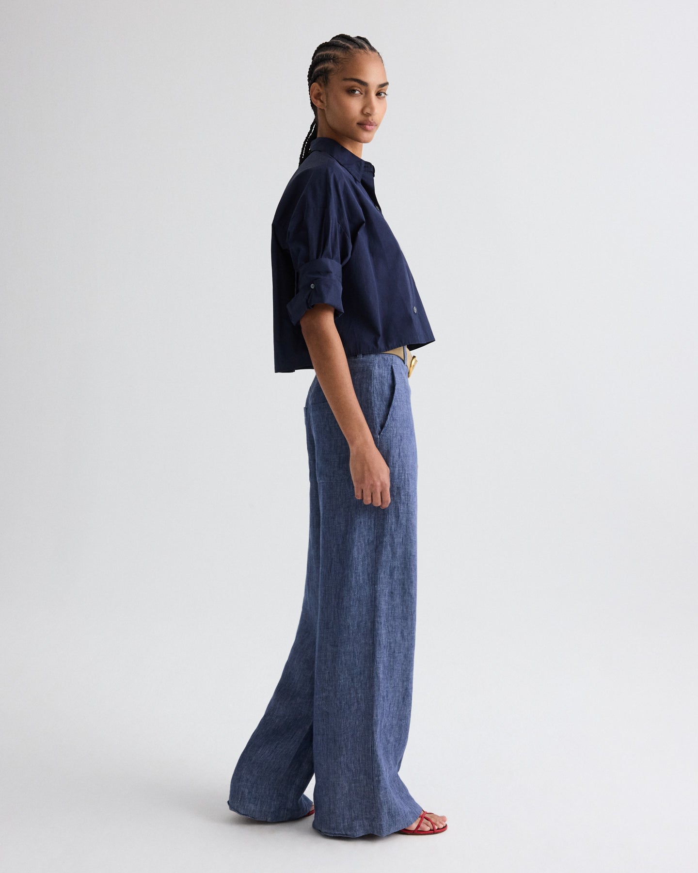 Midnight Next Ex Shirt in superfine cotton | TWP