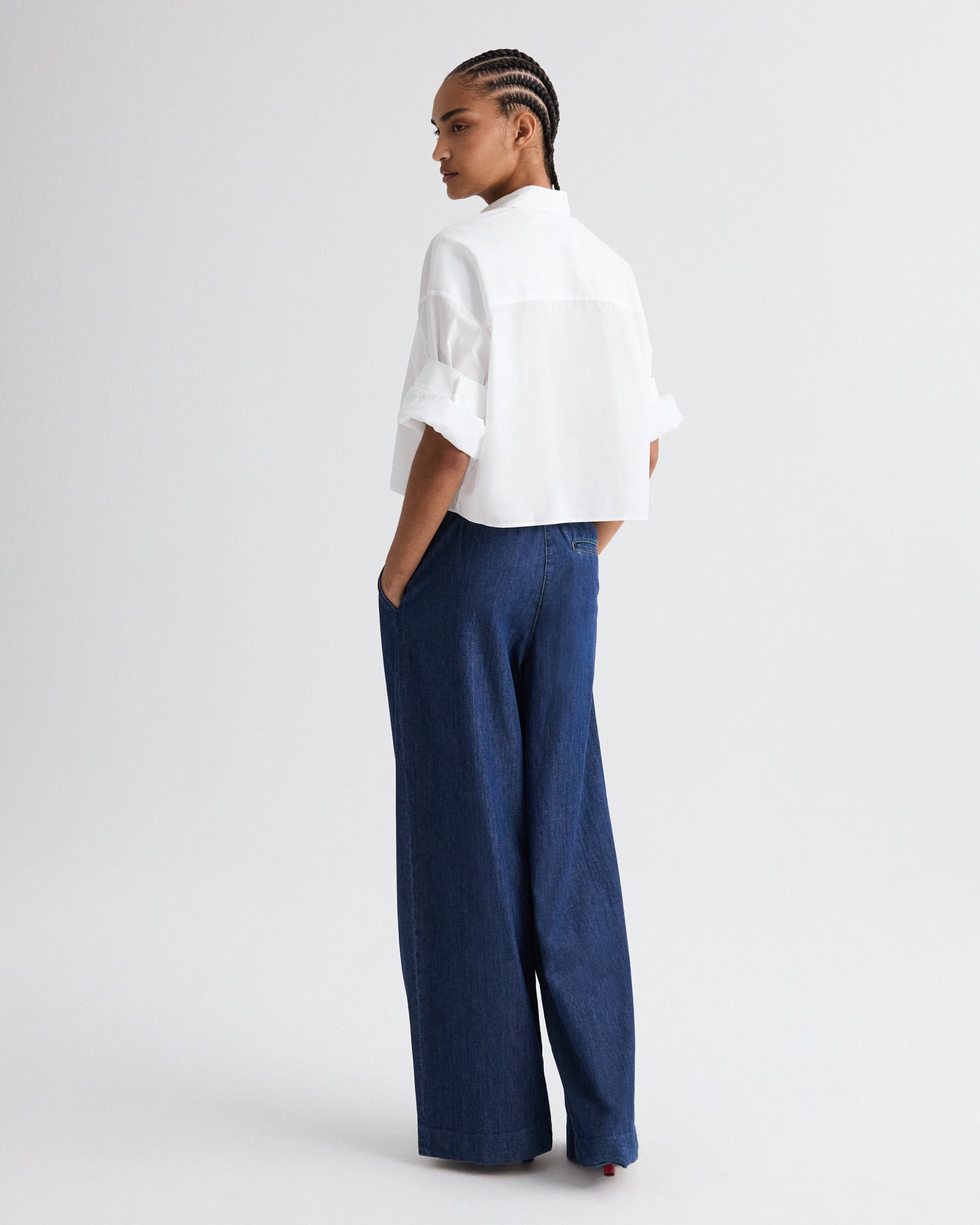 White Next Ex Shirt in Superfine Cotton | TWP