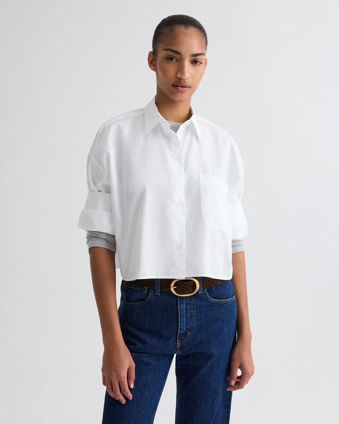 White Next Ex Shirt in Superfine Cotton | TWP