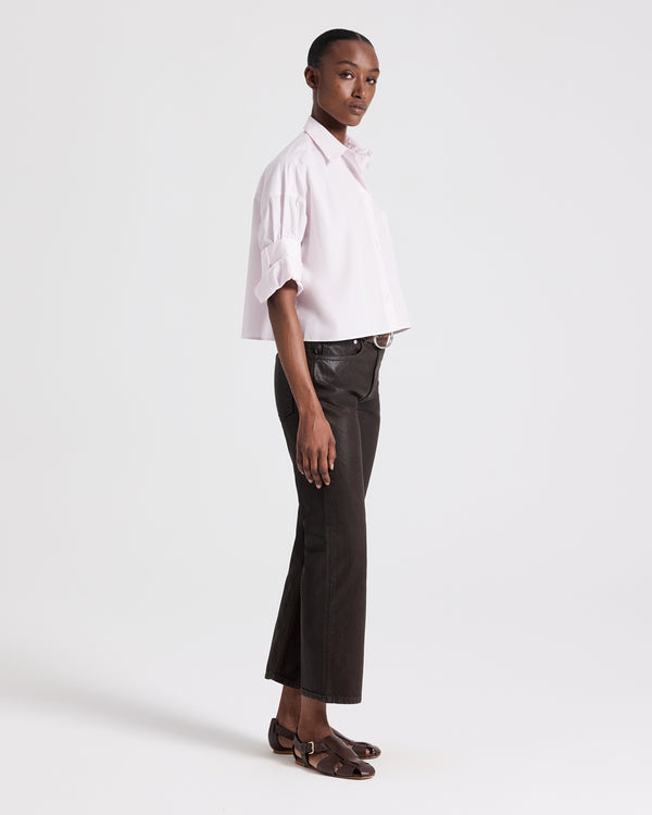 TWP Baby pink Next Ex Shirt in Superfine Cotton view 4