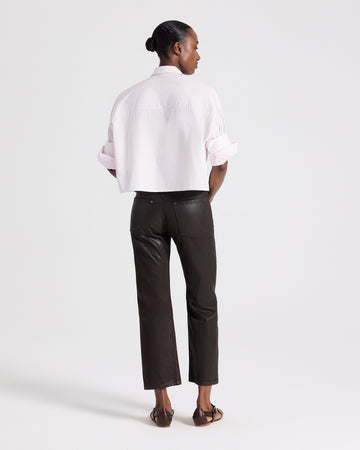 TWP Baby pink Next Ex Shirt in Superfine Cotton view 5