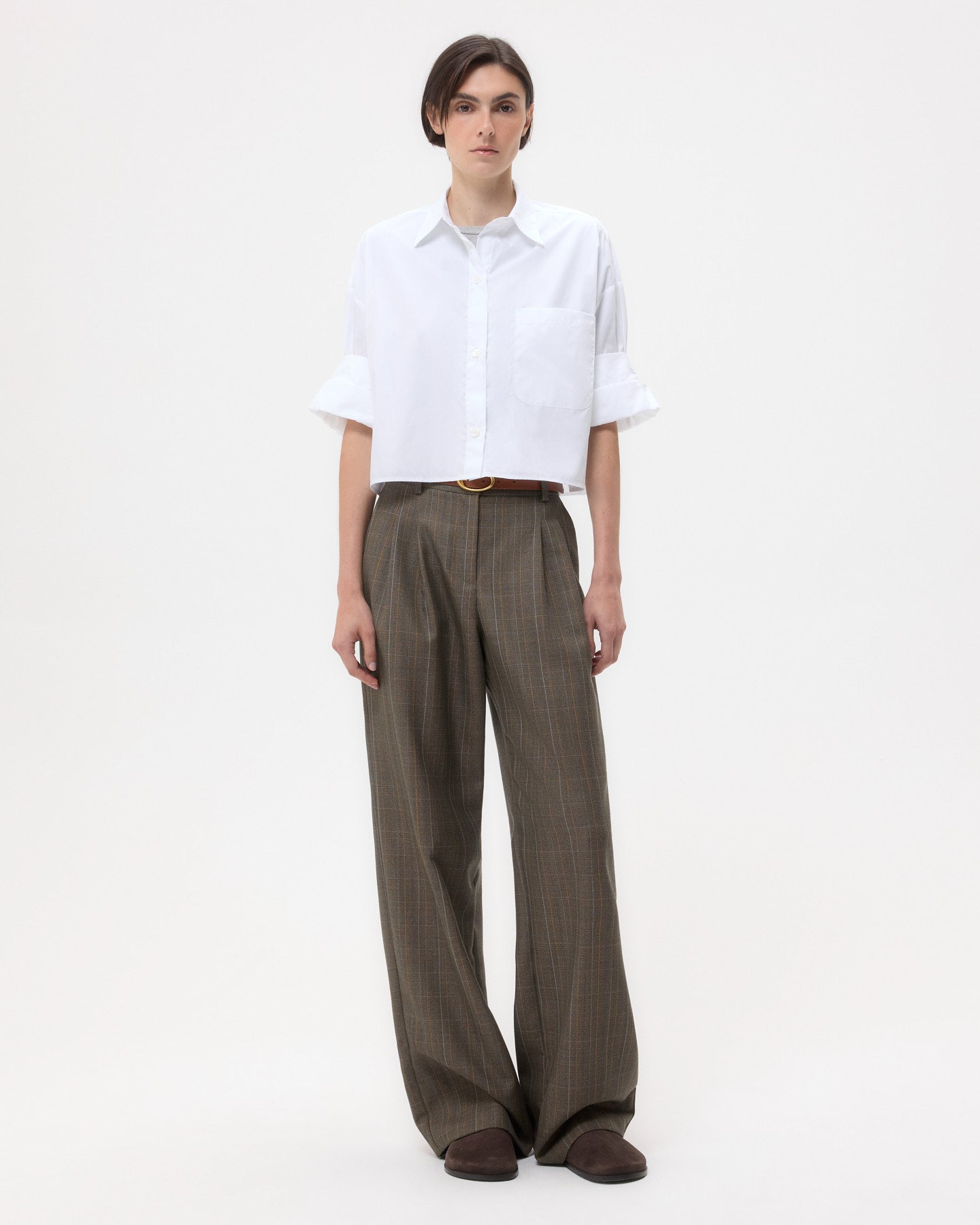 TWP White Next Ex Shirt in Superfine Cotton view 3