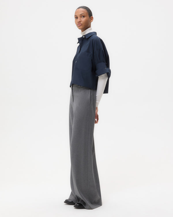 TWP Midnight Next Ex Shirt in superfine cotton view 4