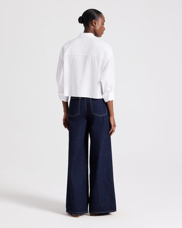 TWP White Soon to be Ex Shirt in Superfine Cotton view 6
