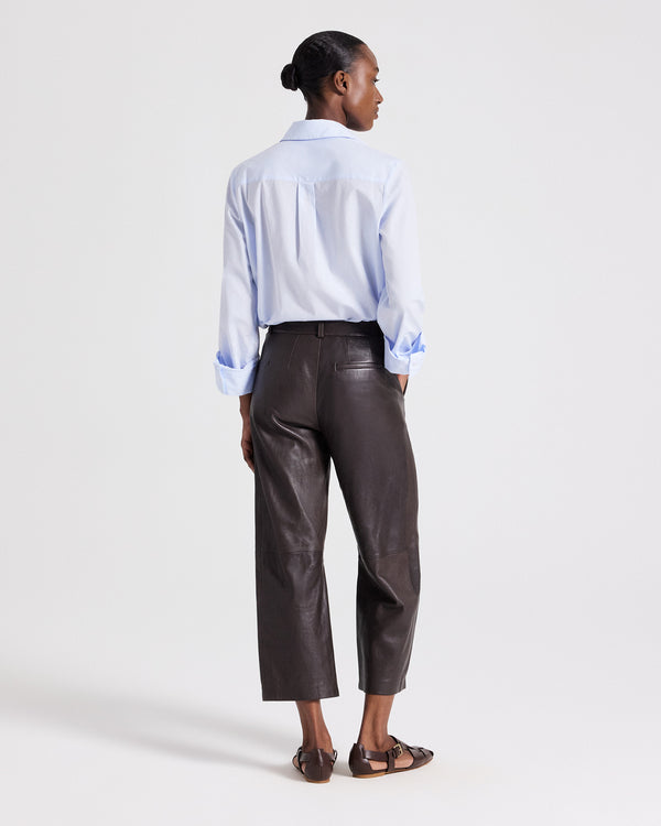 TWP Baby blue Boyfriend Shirt in Superfine Cotton view 6