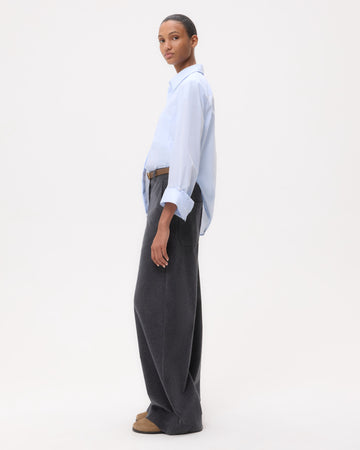 TWP Baby blue Boyfriend Shirt in Superfine Cotton view 4