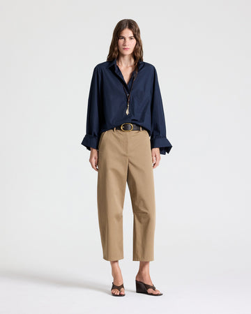 TWP Midnight Next Morning Shirt in Superfine Cotton view 5
