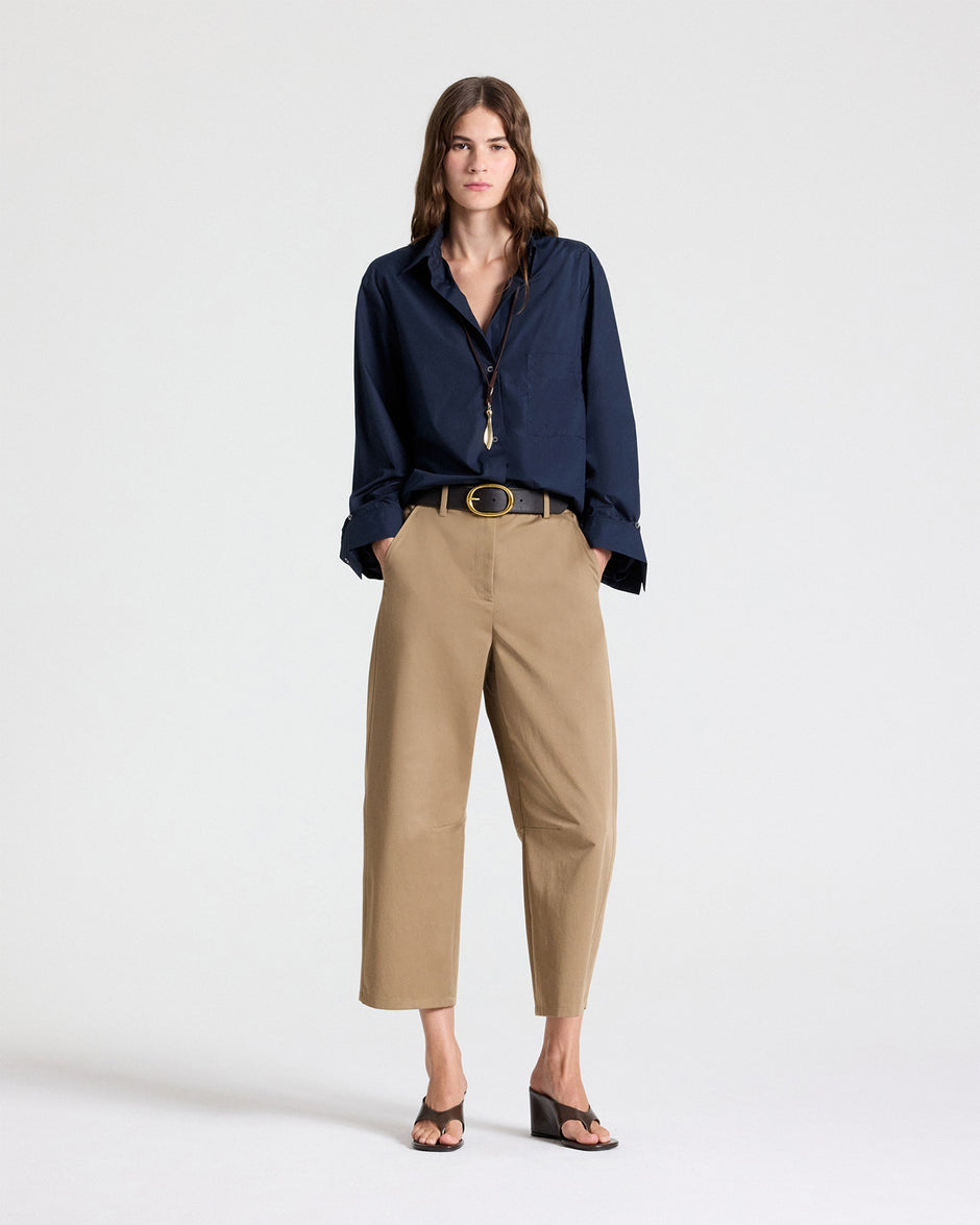 TWP Midnight Next Morning Shirt in Superfine Cotton view 3