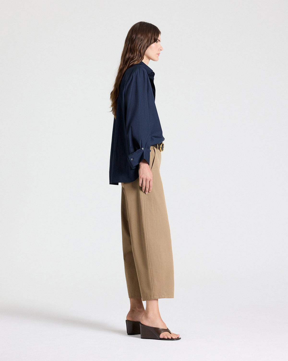 TWP Midnight Next Morning Shirt in Superfine Cotton view 6