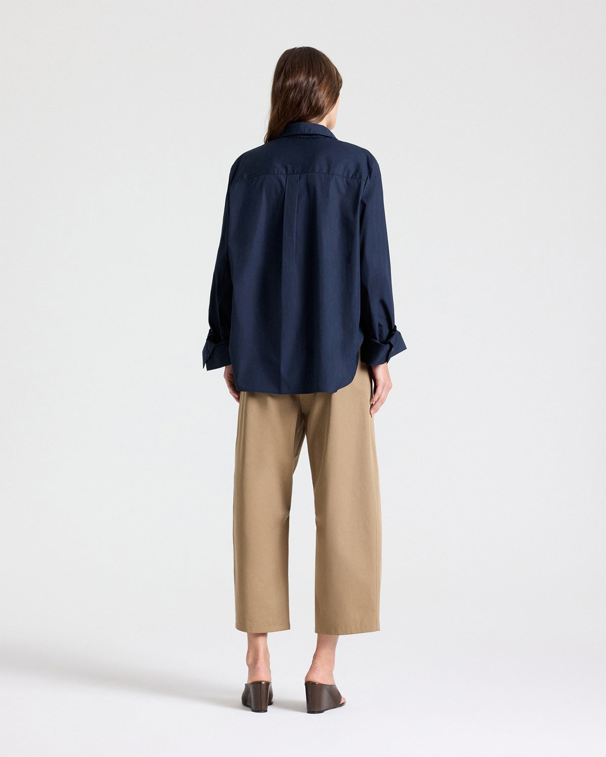 TWP Midnight Next Morning Shirt in Superfine Cotton view 7