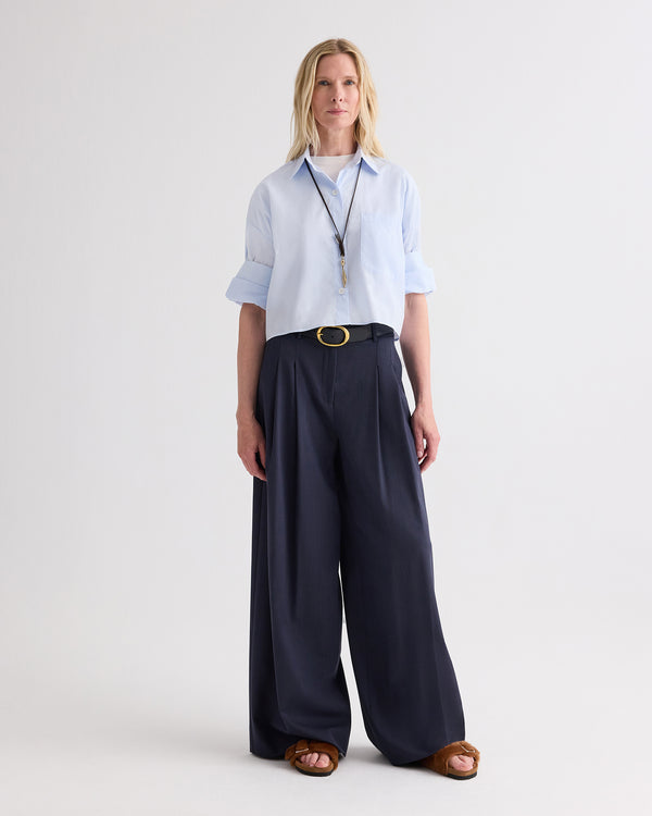 TWP Baby blue Next Ex Shirt in Superfine Cotton view 2