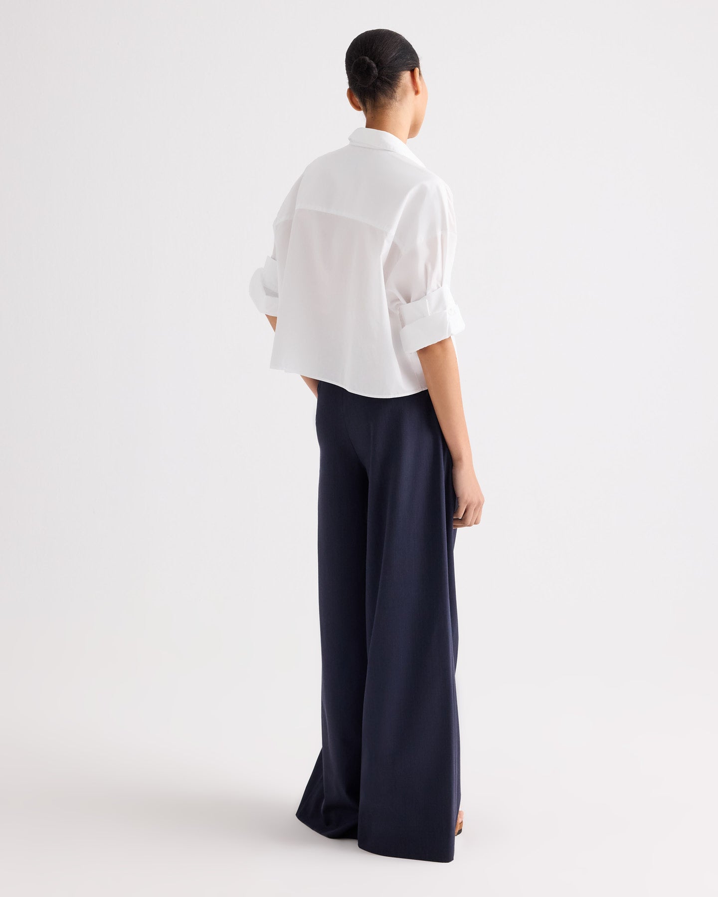 Women's Cropped Button Down Shirt | TWP Clothing