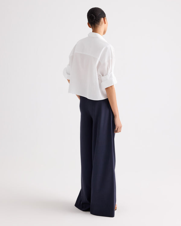 TWP White Next Ex Shirt in Superfine Cotton view 5