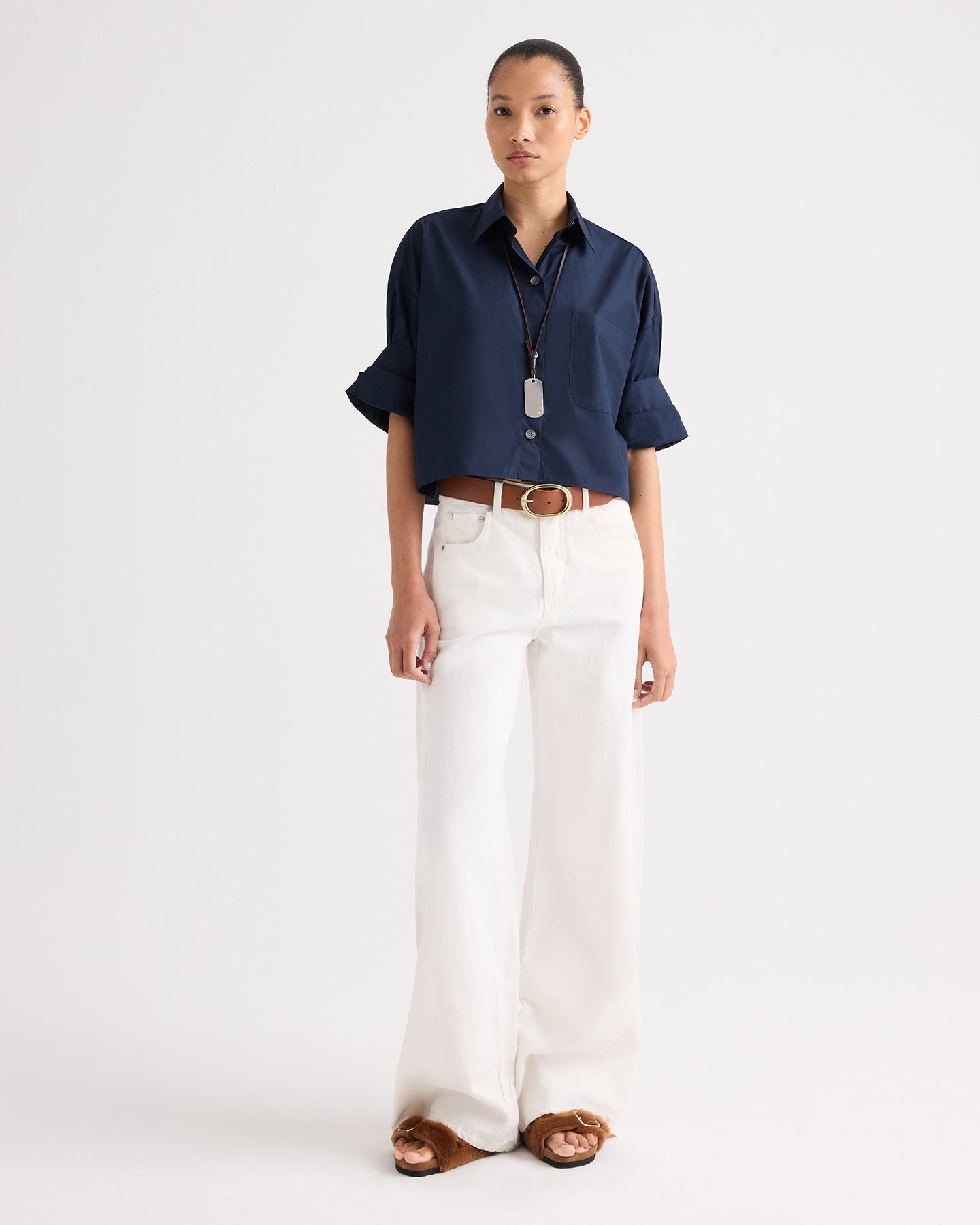 トップス STONE  PULLOVER SHIRT Luxury Women's Shirts, Tops & Button-Down Blouses – TWP Clothing