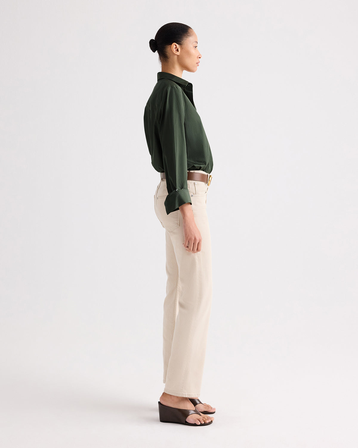 TWP Rosen Next Morning Shirt in Superfine Cotton view 5