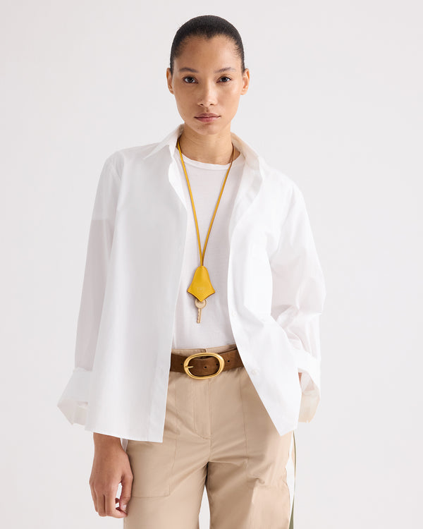 TWP White Next Morning Shirt in Superfine Cotton view 1