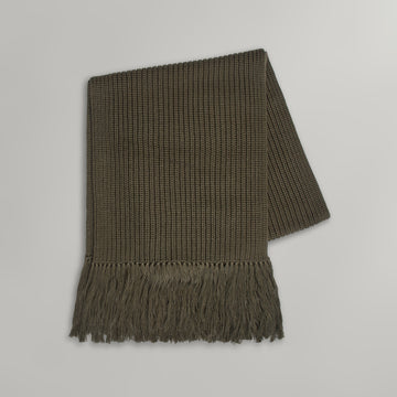 TWP Camouflage Oversized Scarf in Italian Wool view 1