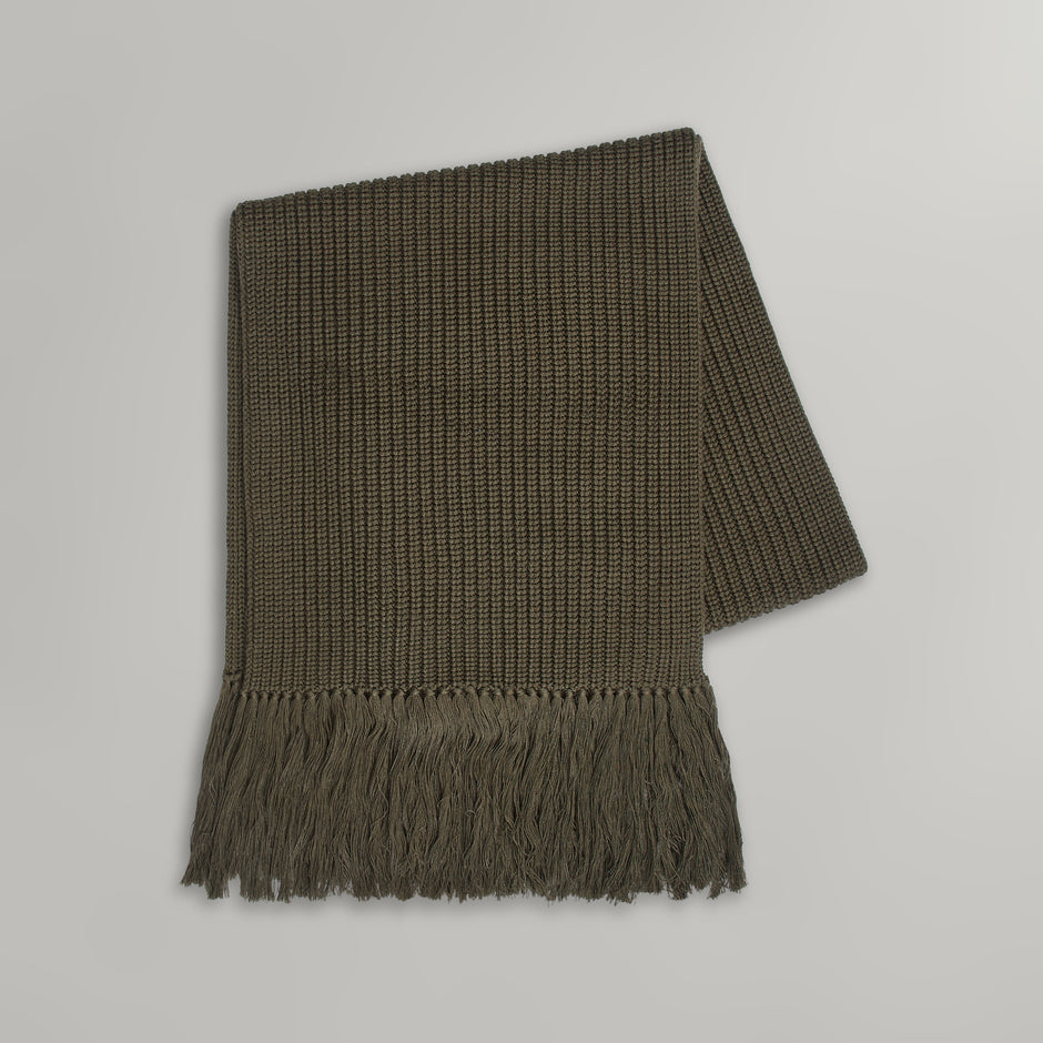 TWP Camouflage Oversized Scarf in Italian Wool view 1