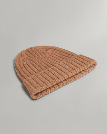 TWP Camel Cashmere Beanie view 2