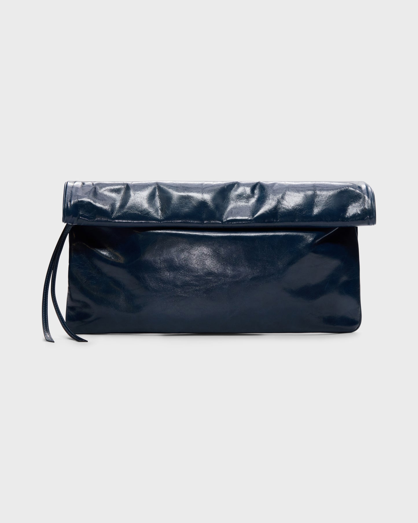 TWP Denim North Moore St Bag in Shiny Crinkle Leather view 1