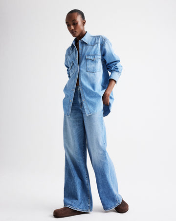 TWP Vintage wash Tiny Dancer Jean in Vintage Wash Denim view 2