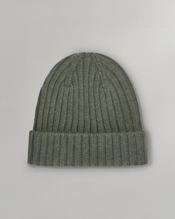 TWP Dark olive Cashmere Beanie view 1
