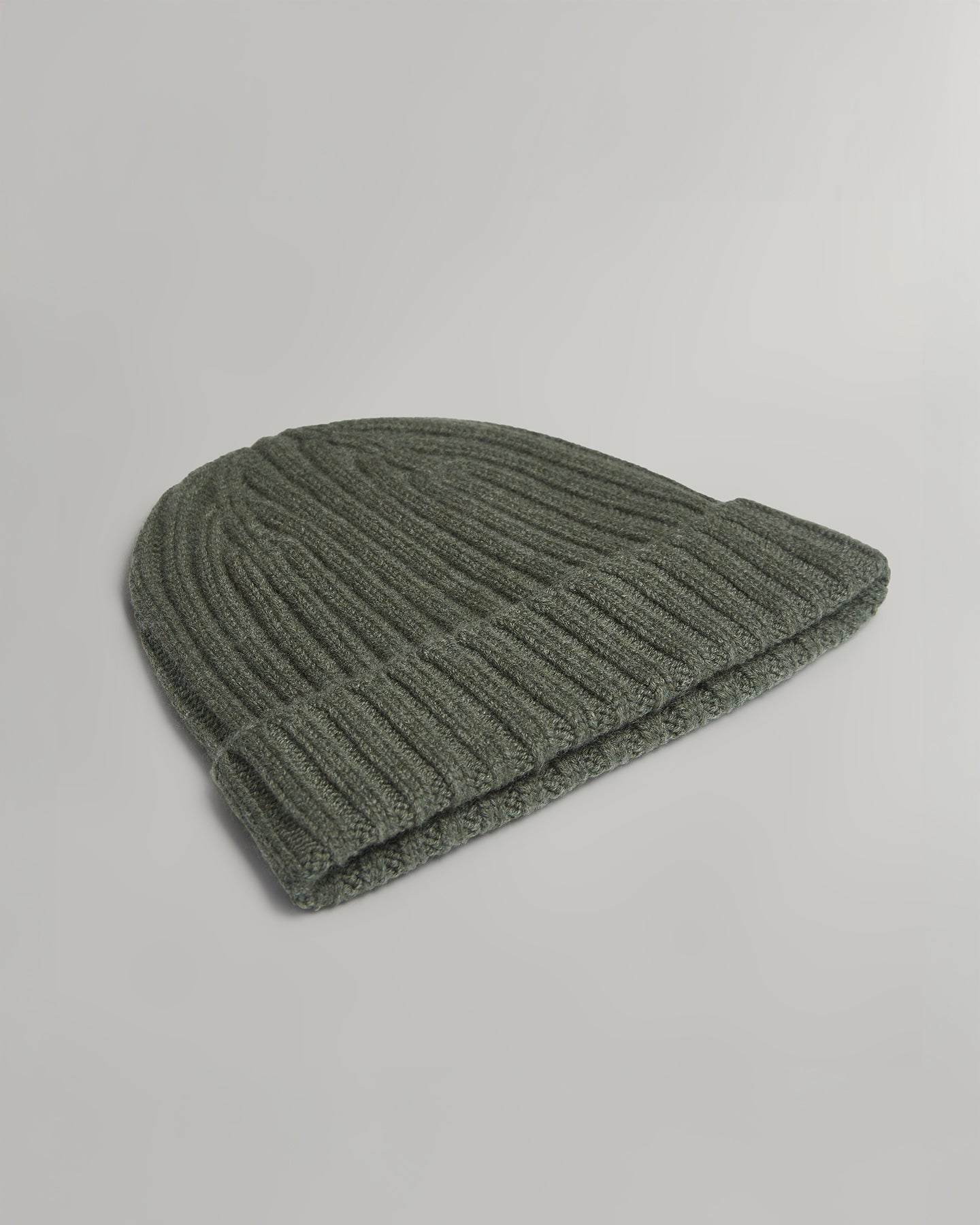 TWP Dark olive Cashmere Beanie view 2