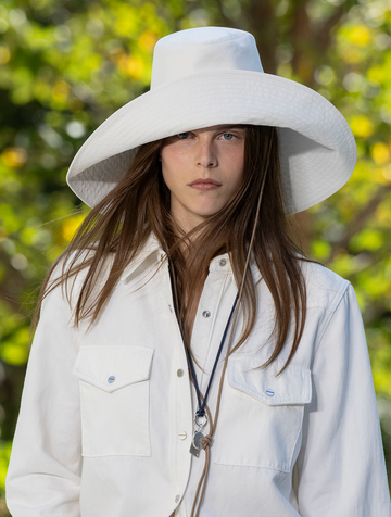 TWP Cream / british khaki Nantucket Sound Hat in Water Repellent Twill view 2