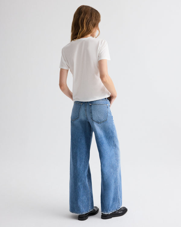 TWP Vintage wash Tiny Dancer Jean in Vintage Wash Denim view 5