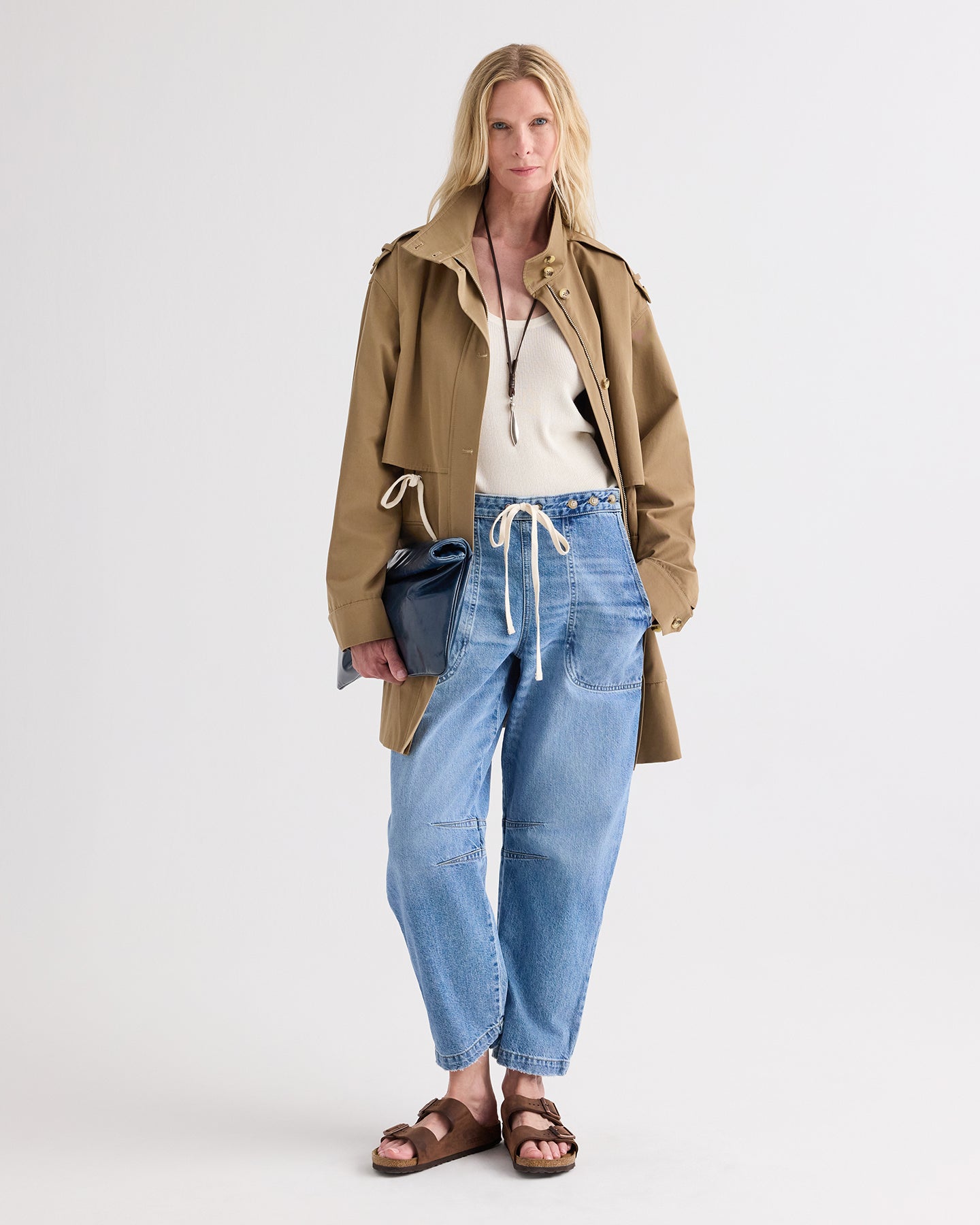 TWP Vintage wash Jetties Beach Jean in Vintage Wash Denim view 3