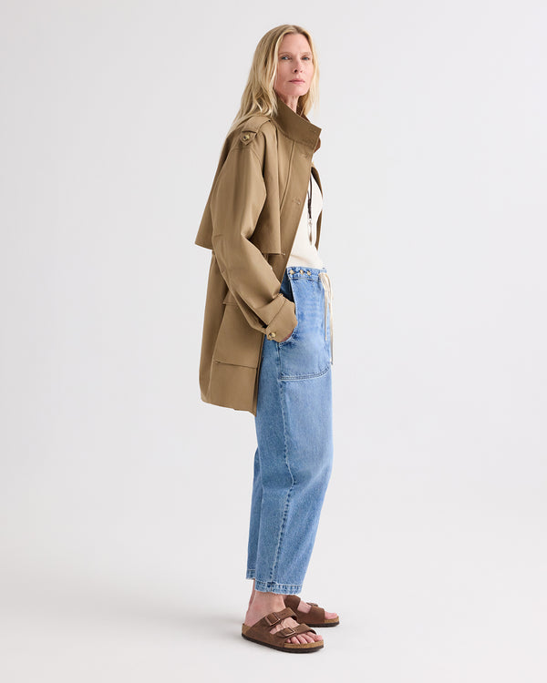 TWP Vintage wash Jetties Beach Jean in Vintage Wash Denim view 1