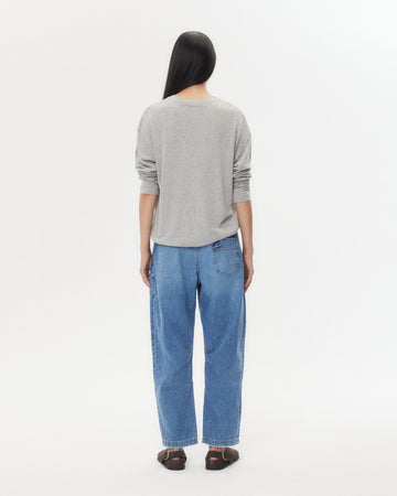 TWP Vintage wash Jetties Beach Jean in Vintage Wash Denim view 6